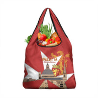 Valletta Malta Grocery Bag Maltese Cross Citta Umilissima - Wonder Print Shop