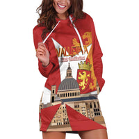 Valletta Malta Hoodie Dress Maltese Cross Citta Umilissima - Wonder Print Shop