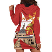 Valletta Malta Hoodie Dress Maltese Cross Citta Umilissima - Wonder Print Shop