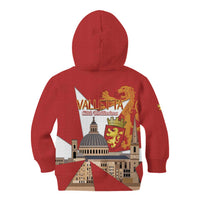 Valletta Malta Kid Hoodie Maltese Cross Citta Umilissima - Wonder Print Shop