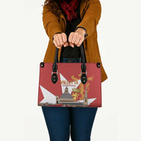 Valletta Malta Leather Bag Maltese Cross Citta Umilissima - Wonder Print Shop