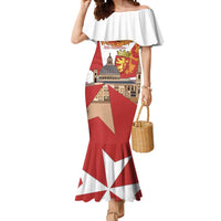 Valletta Malta Mermaid Dress Maltese Cross Citta Umilissima - Wonder Print Shop