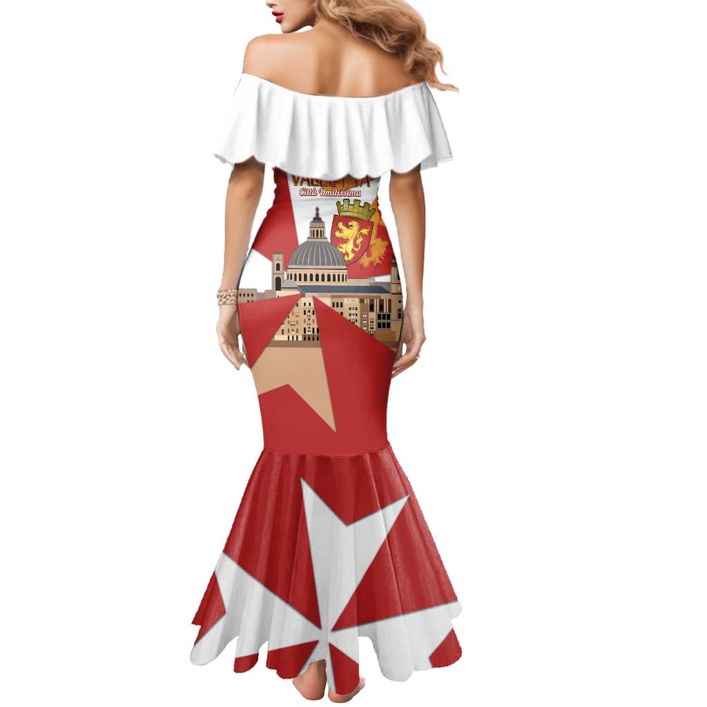 Valletta Malta Mermaid Dress Maltese Cross Citta Umilissima - Wonder Print Shop