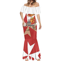 Valletta Malta Mermaid Dress Maltese Cross Citta Umilissima - Wonder Print Shop