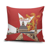 Valletta Malta Pillow Cover Maltese Cross Citta Umilissima - Wonder Print Shop