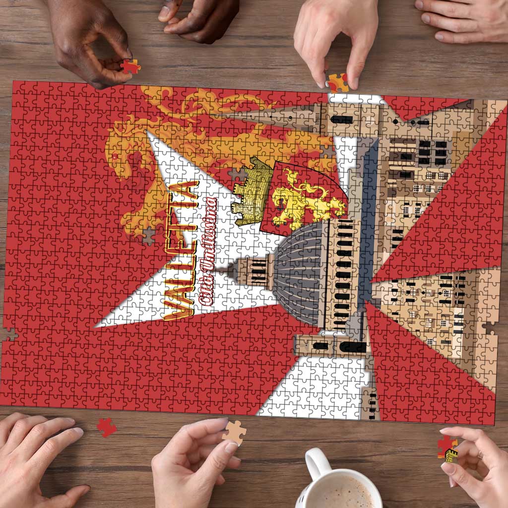Valletta Malta Puzzle Maltese Cross Citta Umilissima - Wonder Print Shop