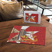 Valletta Malta Puzzle Maltese Cross Citta Umilissima - Wonder Print Shop