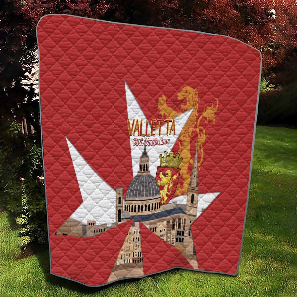 Valletta Malta Quilt Maltese Cross Citta Umilissima - Wonder Print Shop
