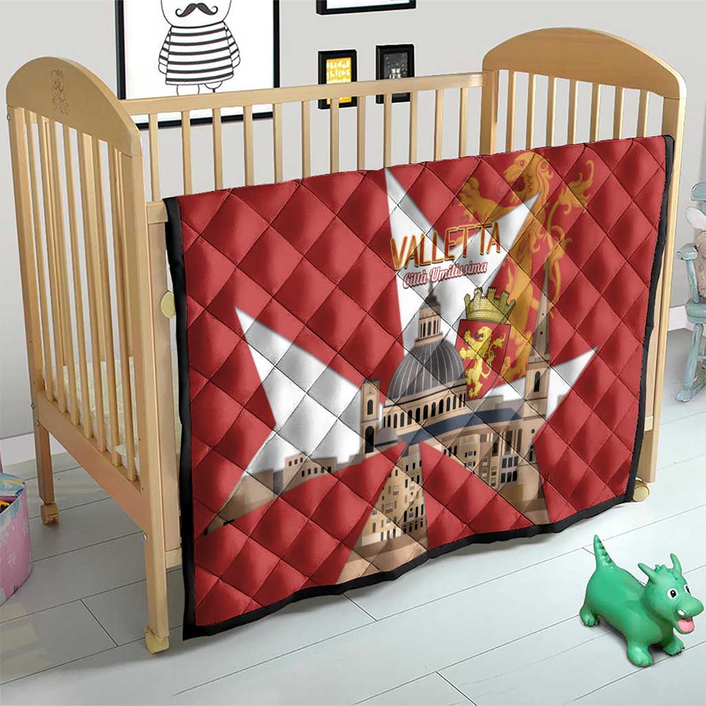 Valletta Malta Quilt Maltese Cross Citta Umilissima - Wonder Print Shop