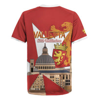 Valletta Malta Rugby Jersey Maltese Cross Citta Umilissima - Wonder Print Shop