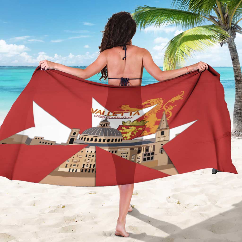 Valletta Malta Sarong Maltese Cross Citta Umilissima - Wonder Print Shop