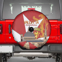 Valletta Malta Spare Tire Cover Maltese Cross Citta Umilissima - Wonder Print Shop