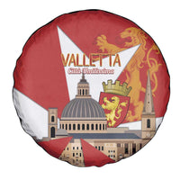 Valletta Malta Spare Tire Cover Maltese Cross Citta Umilissima - Wonder Print Shop
