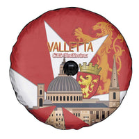 Valletta Malta Spare Tire Cover Maltese Cross Citta Umilissima - Wonder Print Shop