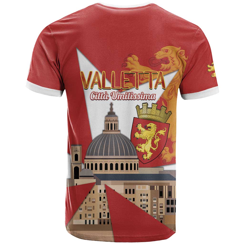 Valletta Malta T Shirt Maltese Cross Citta Umilissima - Wonder Print Shop