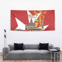 Valletta Malta Tapestry Maltese Cross Citta Umilissima - Wonder Print Shop