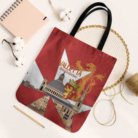 Valletta Malta Tote Bag Maltese Cross Citta Umilissima - Wonder Print Shop