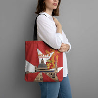 Valletta Malta Tote Bag Maltese Cross Citta Umilissima - Wonder Print Shop