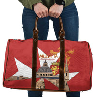 Valletta Malta Travel Bag Maltese Cross Citta Umilissima - Wonder Print Shop