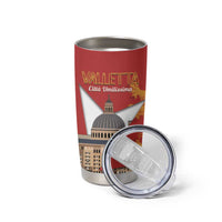 Valletta Malta Tumbler Cup Maltese Cross Citta Umilissima - Wonder Print Shop