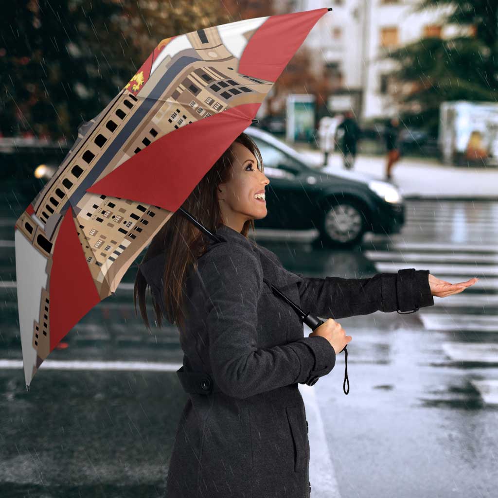 Valletta Malta Umbrella Maltese Cross Citta Umilissima - Wonder Print Shop