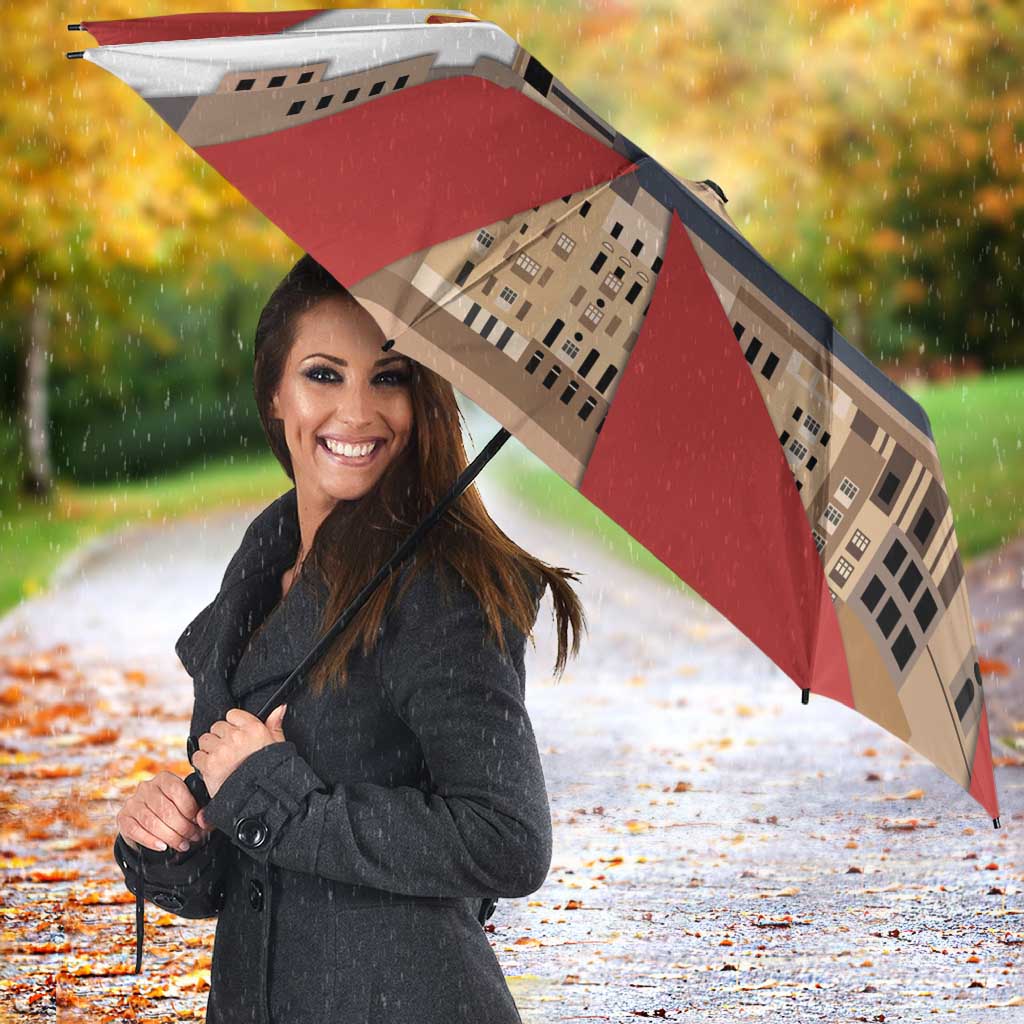 Valletta Malta Umbrella Maltese Cross Citta Umilissima - Wonder Print Shop