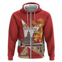 Valletta Malta Zip Hoodie Maltese Cross Citta Umilissima - Wonder Print Shop