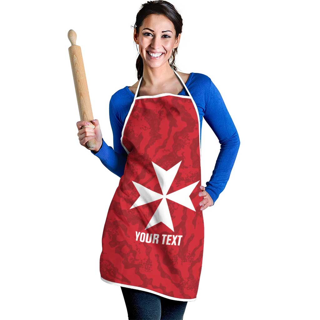 Malta Football Custom Apron Come One Reds - Wonder Print Shop