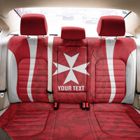 Malta Football Custom Back Car Seat Cover Come One Reds - Wonder Print Shop
