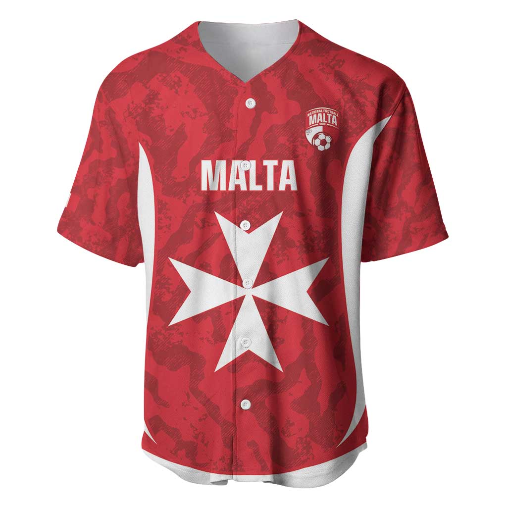 Malta Football Custom Baseball Jersey Come One Reds - Wonder Print Shop