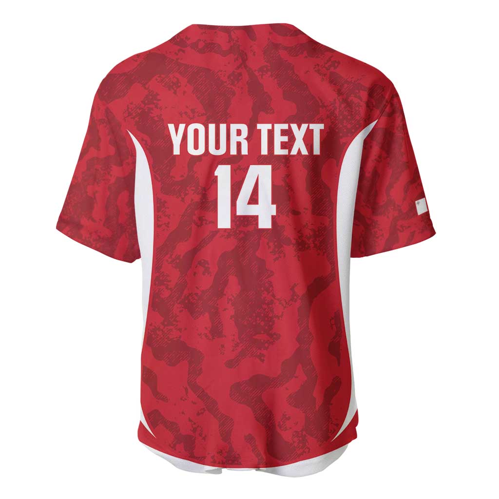 Malta Football Custom Baseball Jersey Come One Reds - Wonder Print Shop