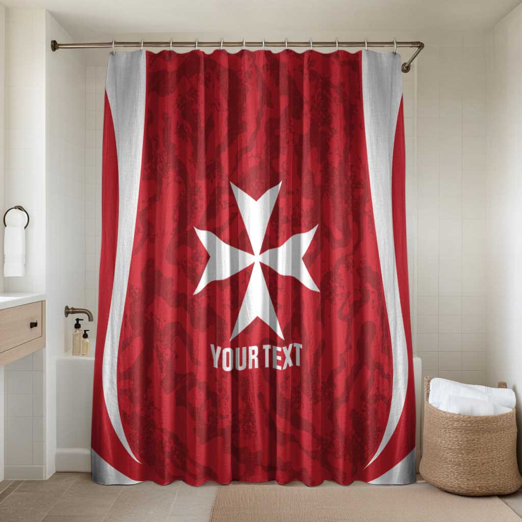 Malta Football Custom Bathroom Set Come One Reds - Wonder Print Shop