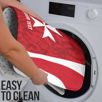 Malta Football Custom Bathroom Set Come One Reds - Wonder Print Shop