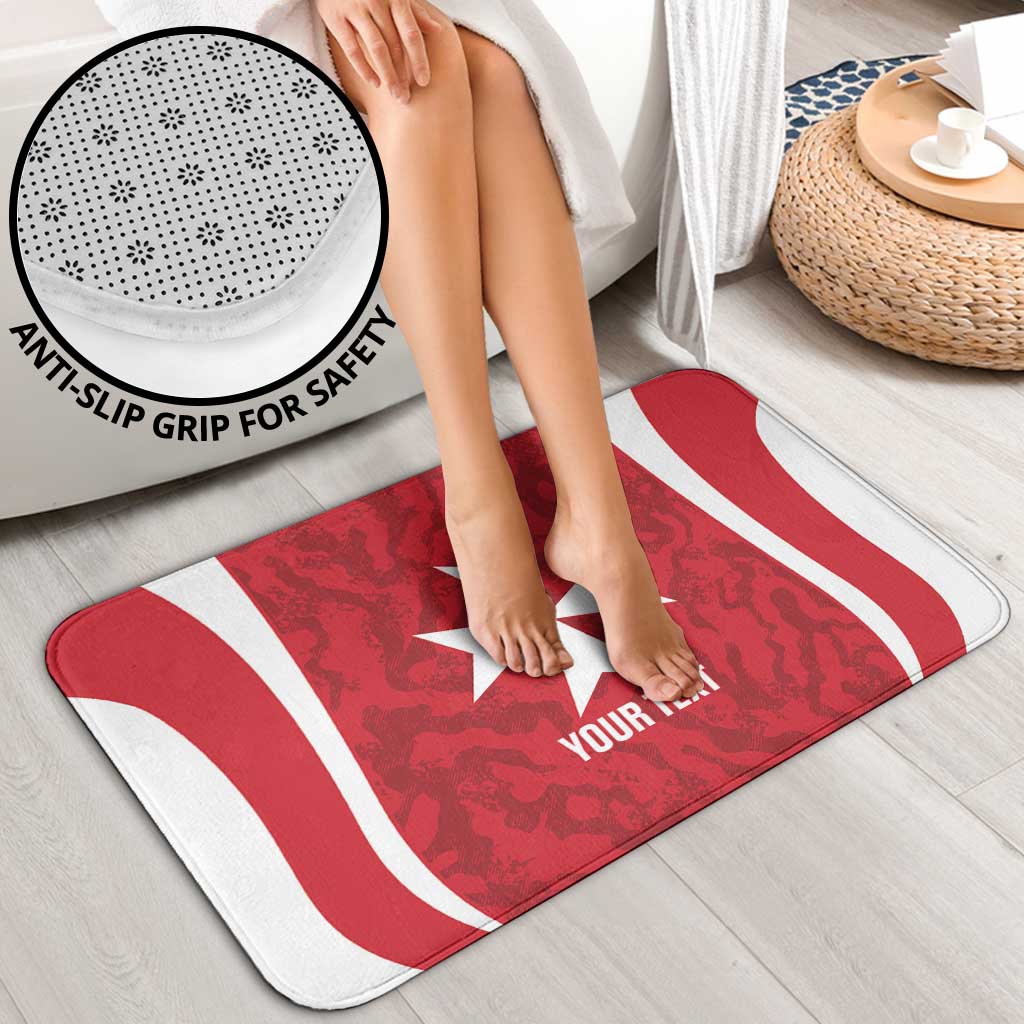 Malta Football Custom Bathroom Set Come One Reds - Wonder Print Shop