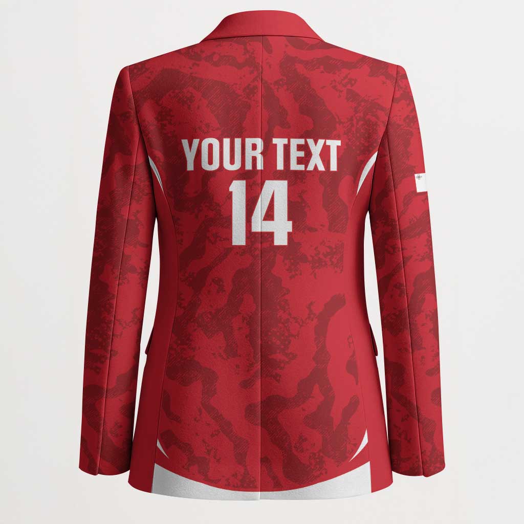 Malta Football Custom Blazer Come One Reds - Wonder Print Shop