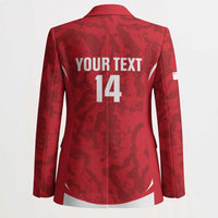 Malta Football Custom Blazer Come One Reds - Wonder Print Shop