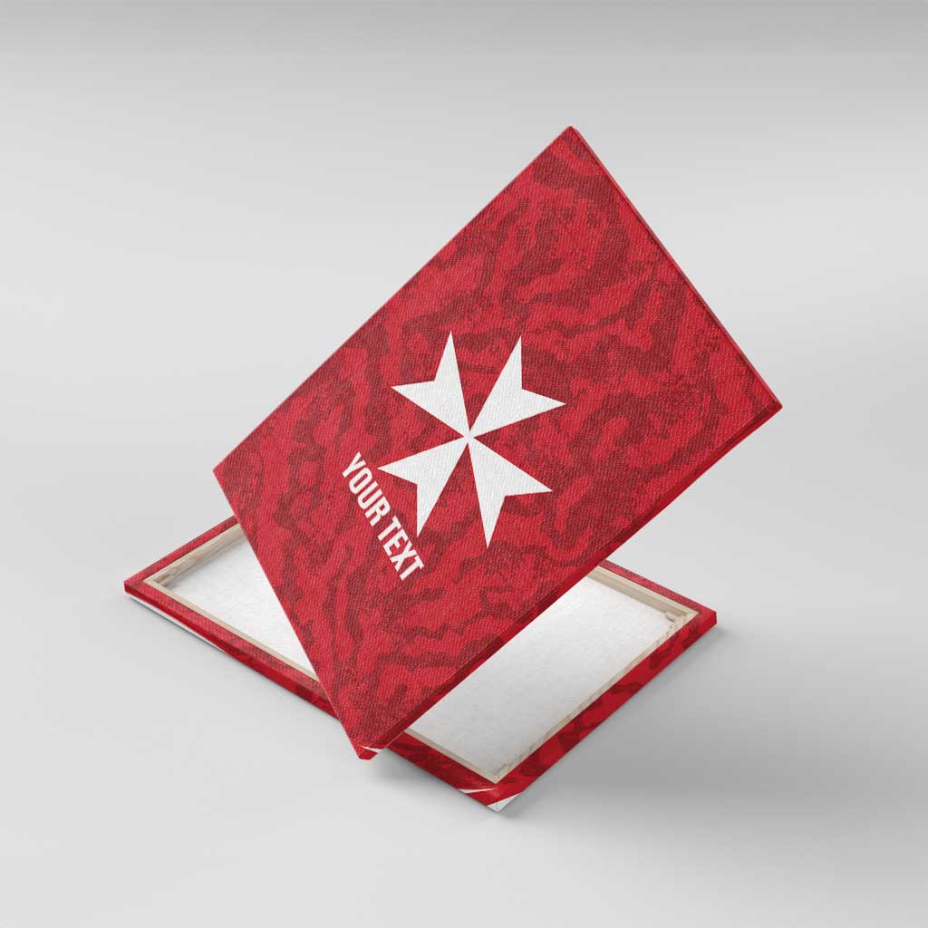 Malta Football Custom Canvas Wall Art Come One Reds - Wonder Print Shop