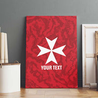 Malta Football Custom Canvas Wall Art Come One Reds - Wonder Print Shop