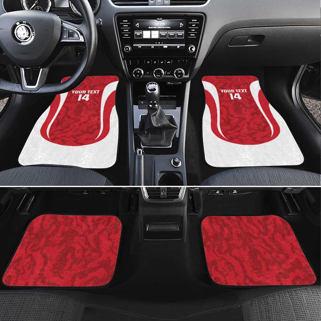 Malta Football Custom Car Mats Come One Reds - Wonder Print Shop