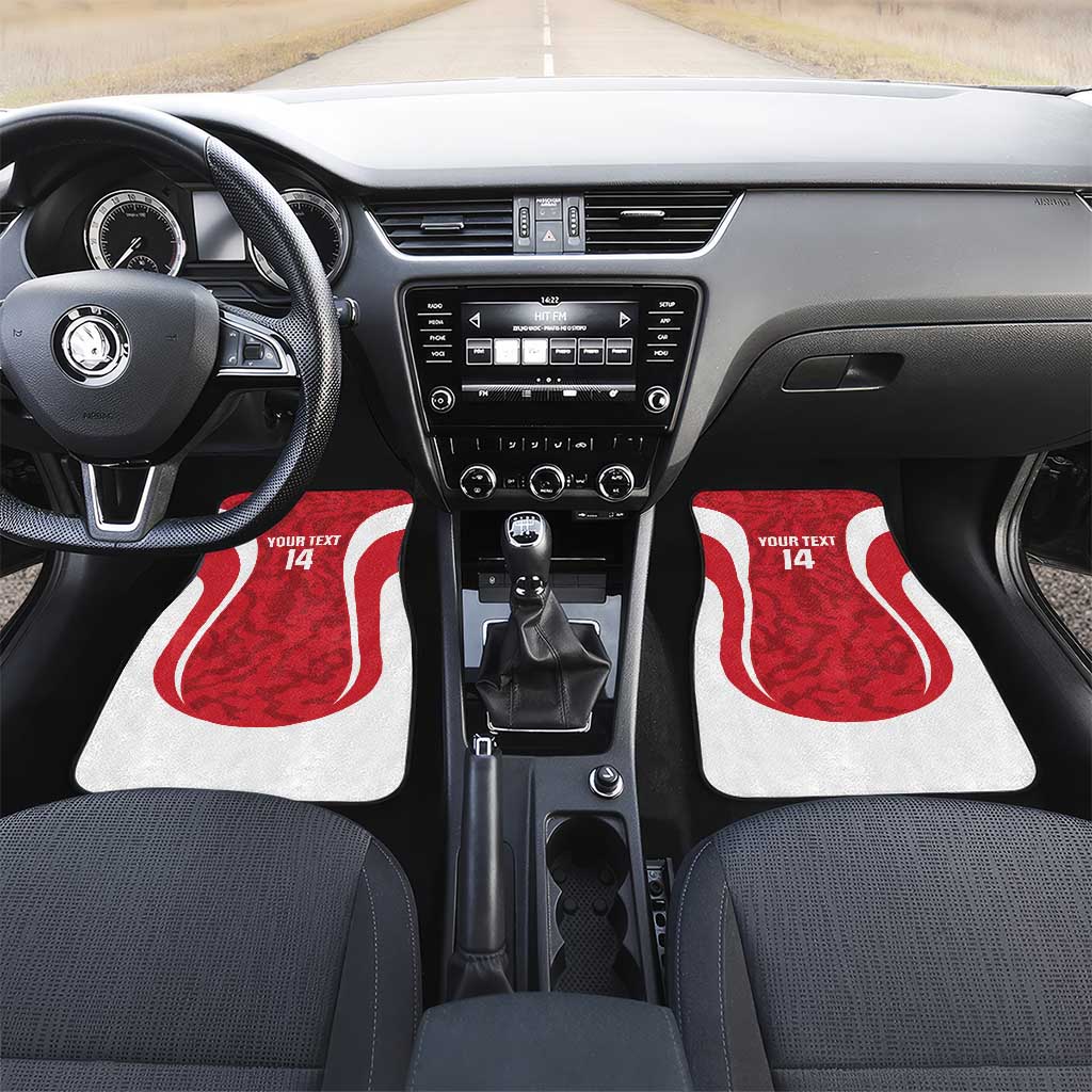 Malta Football Custom Car Mats Come One Reds - Wonder Print Shop