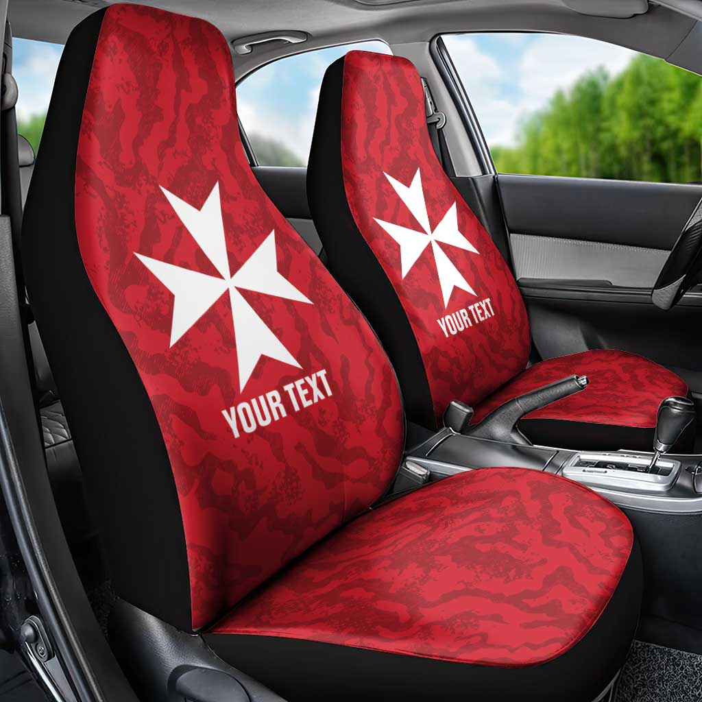 Malta Football Custom Car Seat Cover Come One Reds - Wonder Print Shop