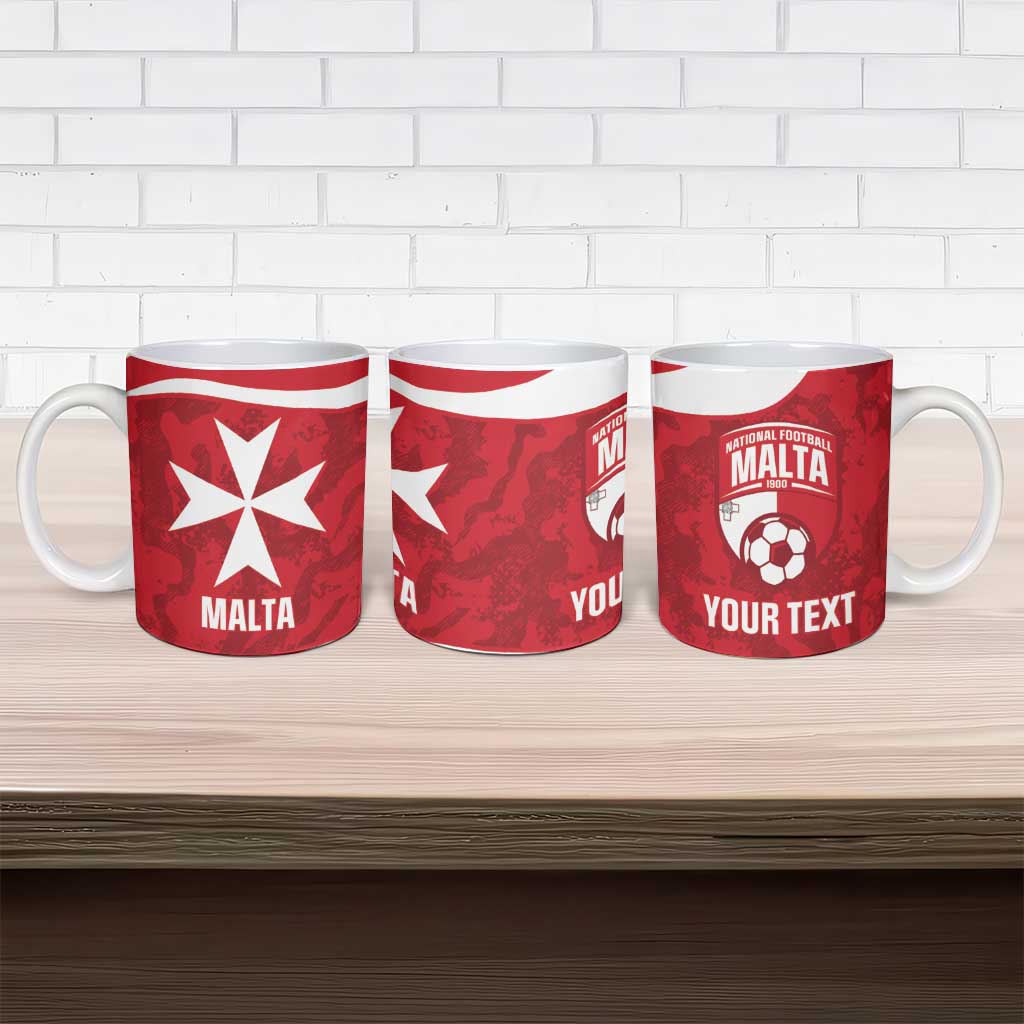 Malta Football Custom Ceramic Mug Come One Reds - Wonder Print Shop
