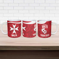 Malta Football Custom Ceramic Mug Come One Reds - Wonder Print Shop