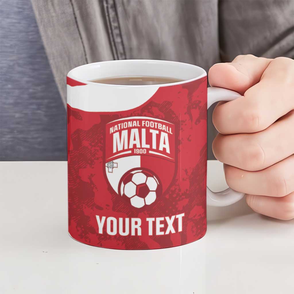 Malta Football Custom Ceramic Mug Come One Reds - Wonder Print Shop