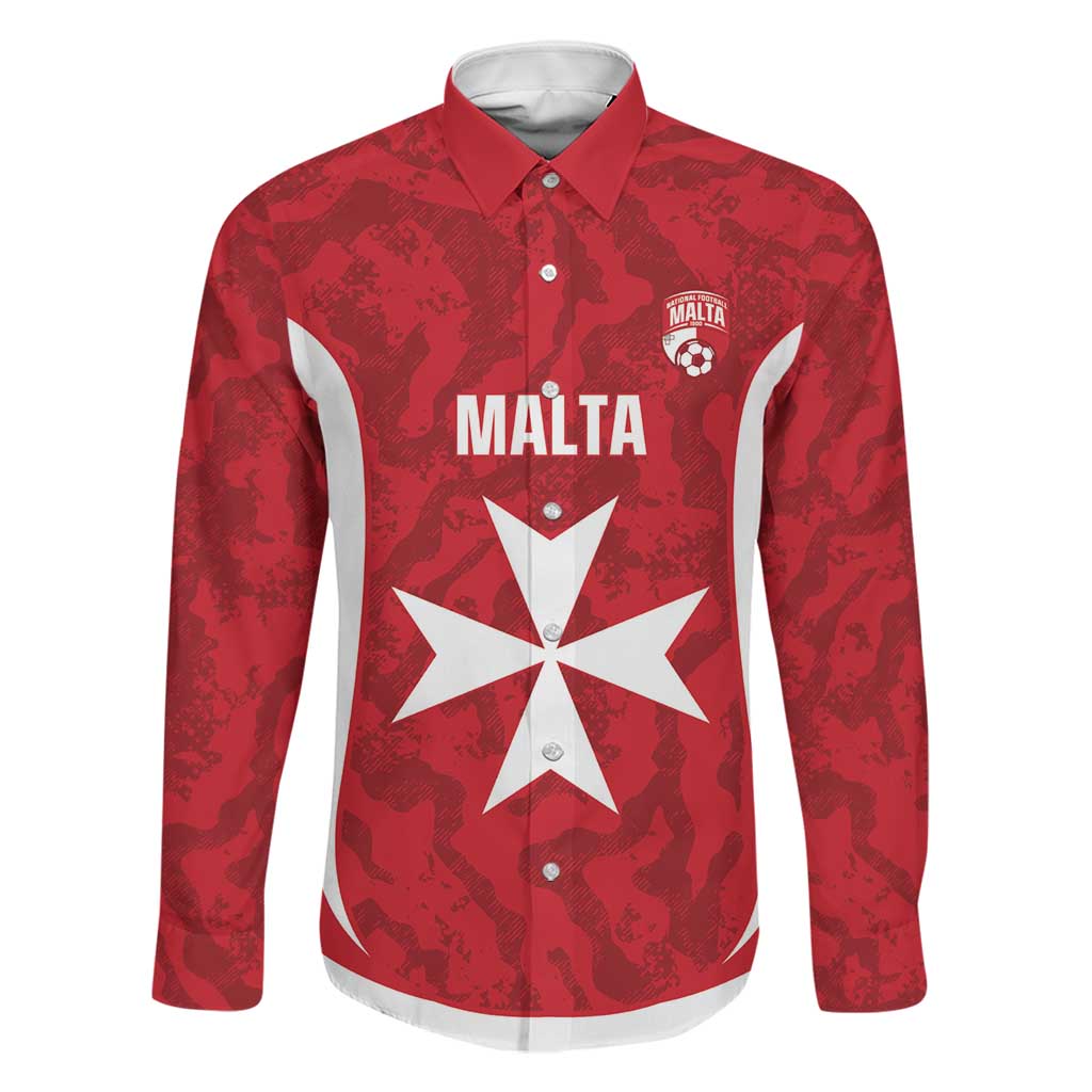 Malta Football Custom Family Matching Mermaid Dress and Hawaiian Shirt Come One Reds - Wonder Print Shop