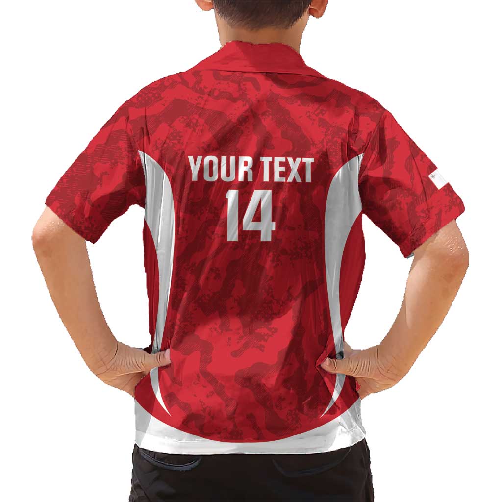 Malta Football Custom Family Matching Off Shoulder Maxi Dress and Hawaiian Shirt Come One Reds - Wonder Print Shop