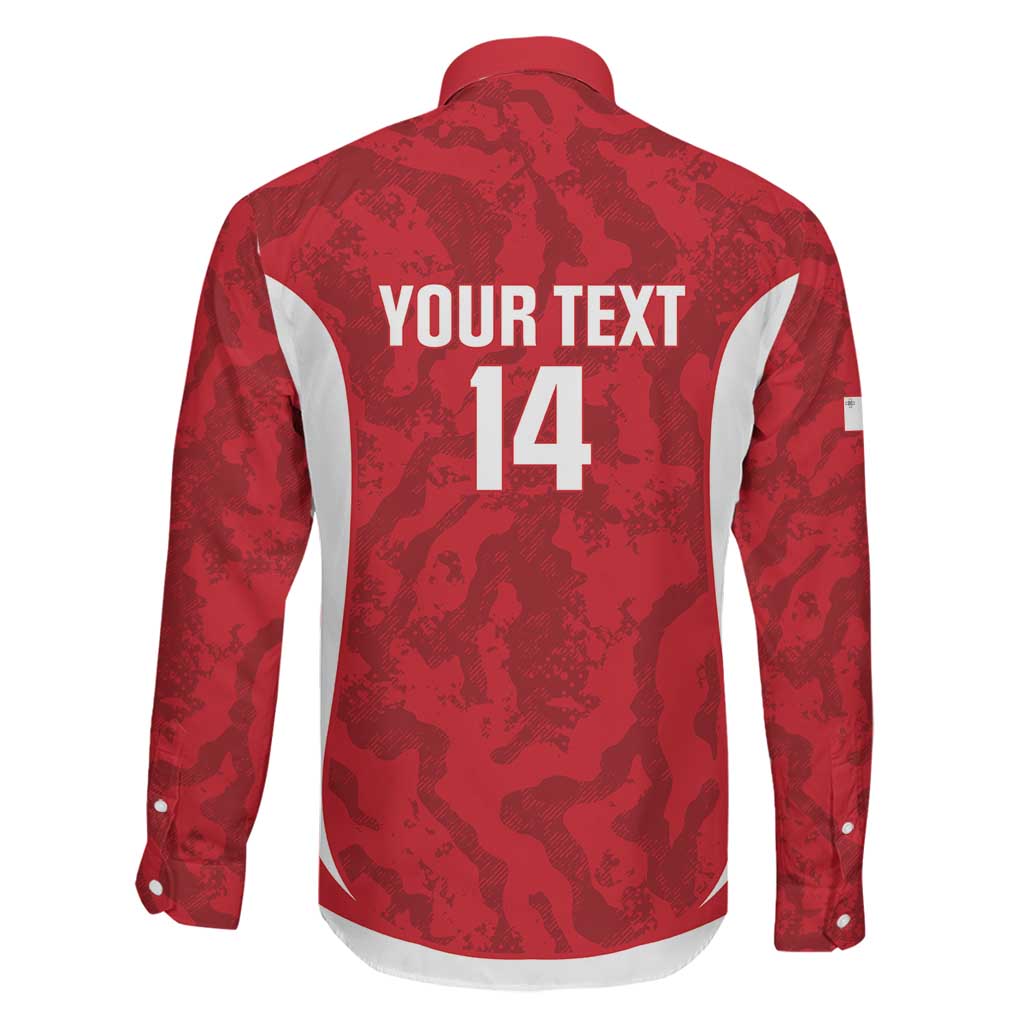 Malta Football Custom Family Matching Short Sleeve Bodycon Dress and Hawaiian Shirt Come One Reds - Wonder Print Shop