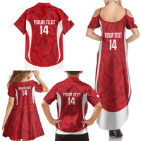 Malta Football Custom Family Matching Summer Maxi Dress and Hawaiian Shirt Come One Reds - Wonder Print Shop