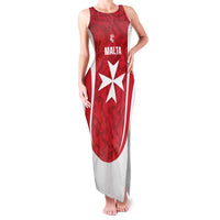Malta Football Custom Family Matching Tank Maxi Dress and Hawaiian Shirt Come One Reds - Wonder Print Shop
