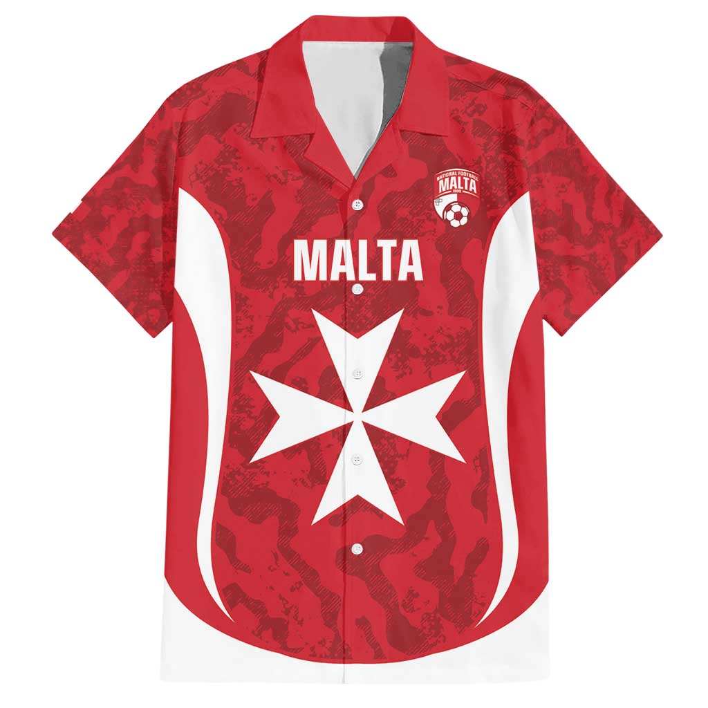 Malta Football Custom Hawaiian Shirt Come One Reds - Wonder Print Shop